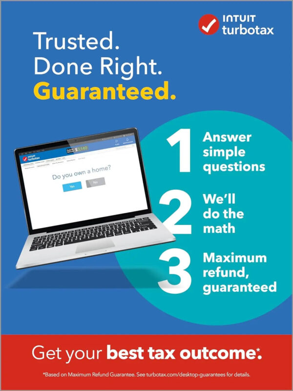 TurboTax Deluxe 2023 [Previous Version] – Tax Software for Federal & State Returns, Digital Download for PC/Mac - Image 4